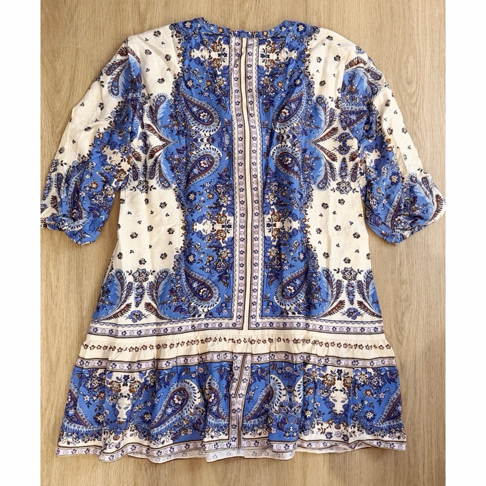 ๐ NWT LOFT Bandana Print Mini Flounce Dress - Picture 5 of 10